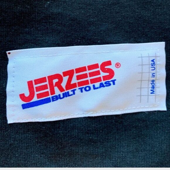 Vtg 90s Jerzees Super T Black Tank MADE IN USA Blank XXL fits XL Normcore - Picture 4 of 4